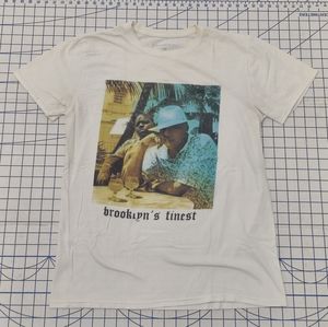 Reasonable Doubt Jay-Z & Biggie "brooklyn's finest" Short Sleeve Shirt M
